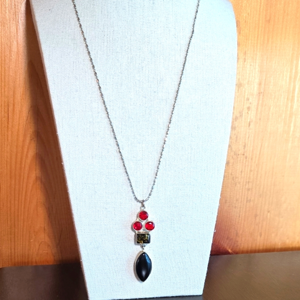 Glass Pendant Necklace